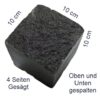 Granit Pflasterstein 10x10x10cm Anthrazit