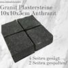 Granit Pflastersteine Anthrazit 10x10x5