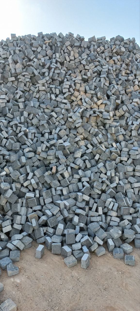 Grau Pflaster Granit10x10x5